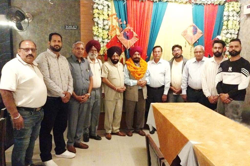 On becoming the District Member Disability for the fourth time he was specially honored by presenting him a shawl and a garland of flowers